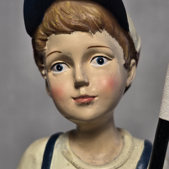 Pledge Allegiance Tea Light Holder Young Boy Holding American Flag Cloth - Picture 6 of 9